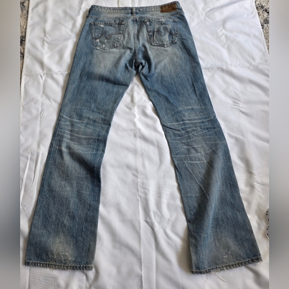 Adriana Goldschmeid  Women's Distressed Slim Straight Leg Jeans, Waist 31 - Picture 7 of 16